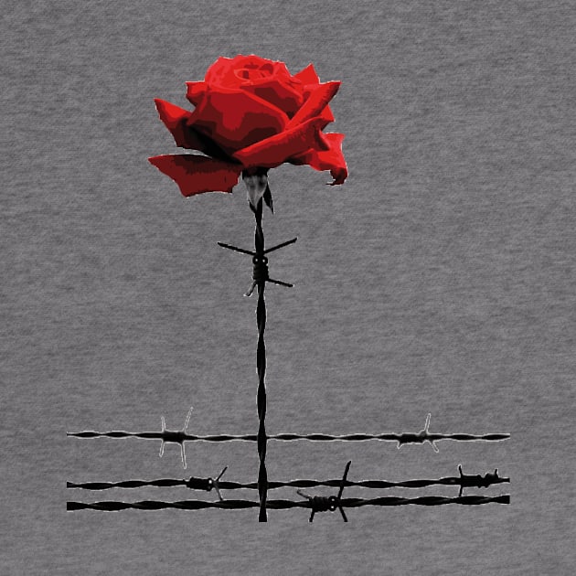 Barbed Rose by MendelSign